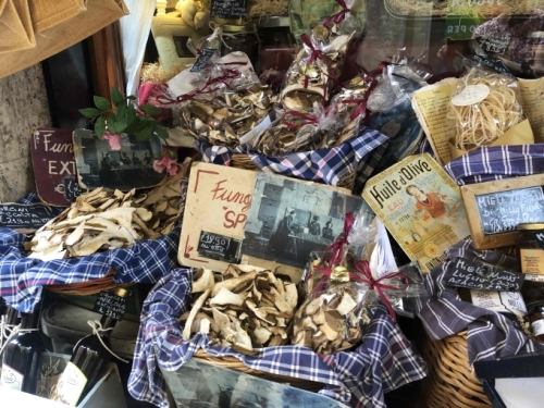 Porcini mushrooms are a specialty - so much so that they're IGP certified (Indicazione Geografica Protetta) - and there’s a Mushroom Museum here and a Mushroom Festa in September.