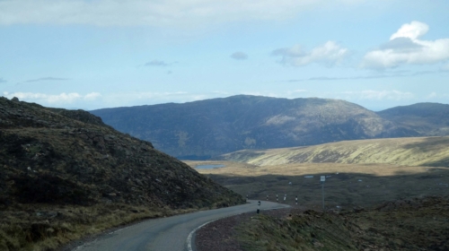 By now we were on the main North Coast 500 road - but not for long 