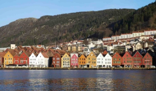Bryggen, the city's old wharf 