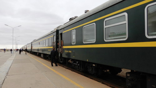 Another Chinese train, though these carriages were a bit more modern and a bit more comfortable
