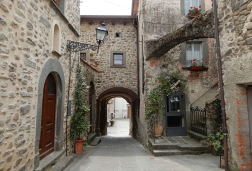 Its small streets surround two large piazzas