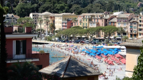 Santa Margherita Ligure - the view from the train station