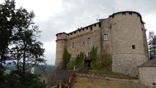 Castello di Compiano, believed to have been built by the Lombards in the Middle Ages 