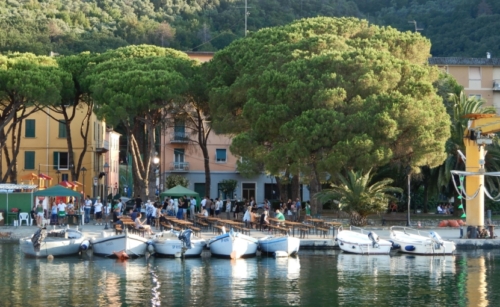 After the race it was time to get down to the serious business ... eating