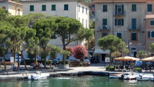 Though just dropping into the water between the moored boats is another good option