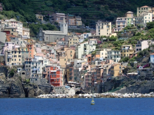 Riomaggiore is the first, or southern-most, of the five villages