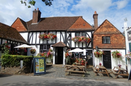 The White Horse pub was originally a 15th century farmhouse, before it became known as a smuggler's pub