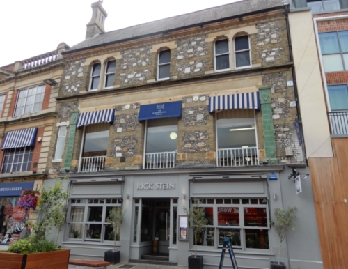 Not least because we dined in Rick Stein's restaurant (though there was no sign of Rick himself!)