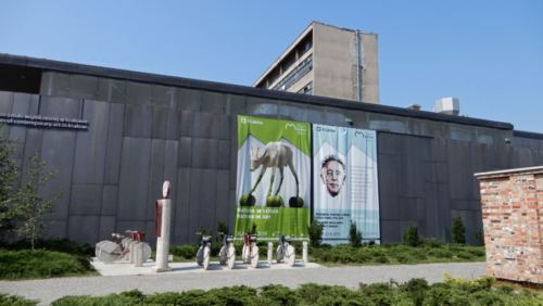 This is MOCAK, the city's Museum of Contemporary Art