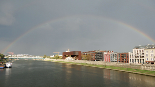 Later that afternoon, Mother Nature put on a show of her own