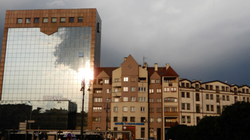 And storm clouds - just the right atmosphere for the second part of our visit to Krakow