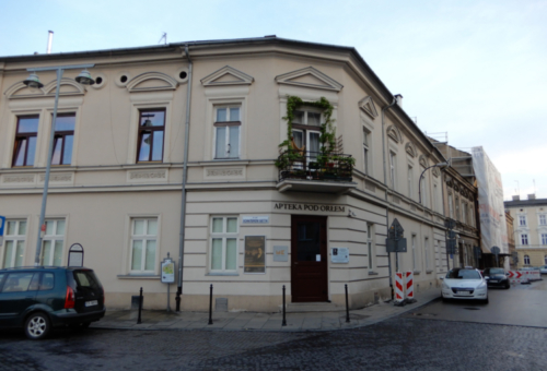 There were heroes in the wider  community, too; this pharmacy inside the ghetto continued to operate throughout the war