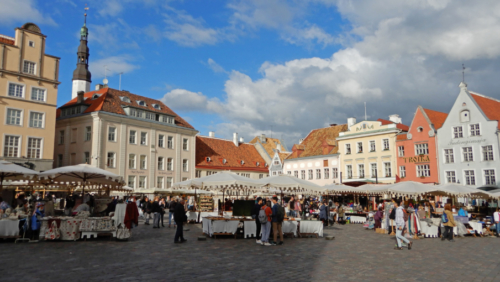 Tallinn, the capital of Estonia, the northern-most of the three Baltic States