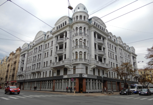 The Corner House - the former Latvian headquarters of the KGB