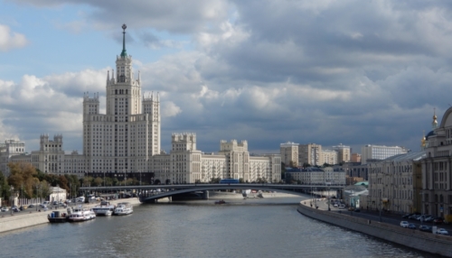 One of the so-called Seven Sisters, a group of near-identical sky scrapers built in the Stalin era