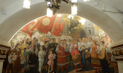 Soviet-era propaganda posing as beautiful art and architecture