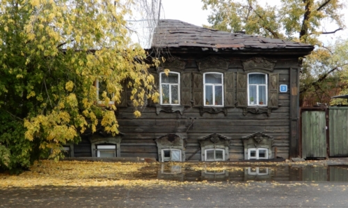 Some fine examples of timber houses still exist here, too