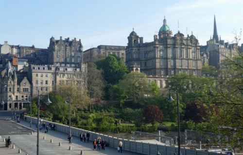 And before we knew it, we were in Edinburgh