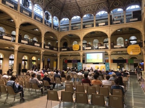 The Sala Borsa, home of 'Coffee and Conversation'.