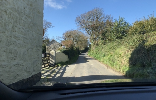 Driving in Cornwall can be an interesting adventure.