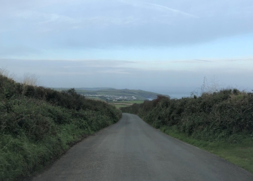 Away from the main roads (that is roads that are sometimes two lanes wide), you're often sharing the available space with oncoming traffic.