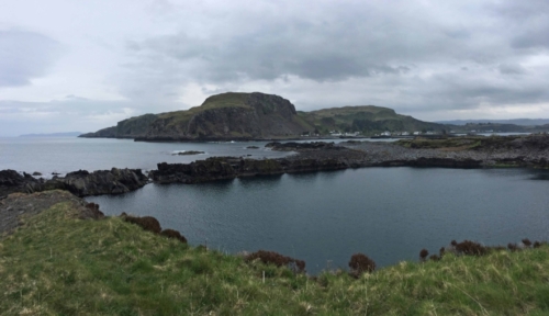The old, now flooded slate mines on Easedale, the smallest island we visited; for 300 years Easedale was the centre of the Scottish slate industry