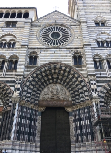 Genoa's Cattedrale di San Lorenzo was consecrated in 1118