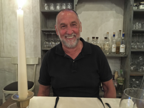 Ready for dinner and a little taste of the famous Brunello di Montalcino