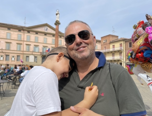 As it turns out there's a family connection here - Castel San Pietro Terme is home to Tina and Antonio's son, Federico, and his family. 