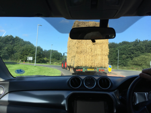 Here's something that happens not infrequently as you're driving around Northumberland