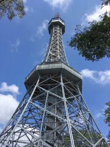 And Petrin Tower, a former communications tower that's now a popular viewing platform; looks a bit familiar that tower :)