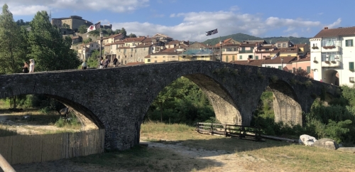... a Roman bridge (Pontremoli literally means 'trembling bridge' but we can vouch for its general stability) ... 