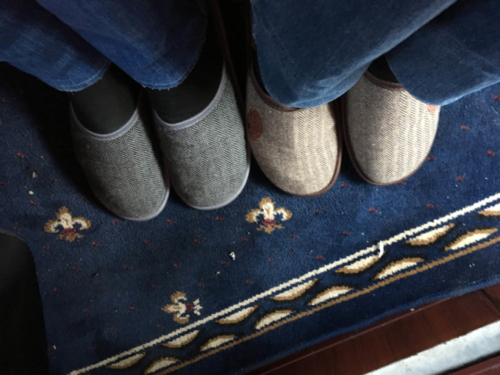 The cleanliness of the compartment left something to be desired