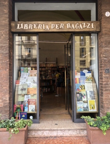 At this bookstore, Kate and I stocked up on gifts for our grandchildren.