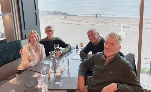 Annette and I worked together in Brisbane almost 40 years ago - but for decades now, she and Declan and the family have lived in the lovely seaside town of Bray, just south of Dublin.