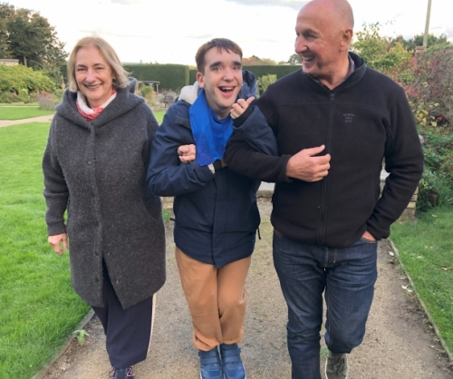 One afternoon, Alex took Greg and I out to show us the stables where he rides horses. He's a brilliant young man - and great fun!