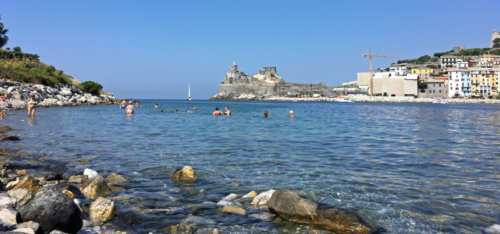 Generally, though, there's not a lot of sand around so getting in and out of the water requires good balance and rubber-soled footwear!