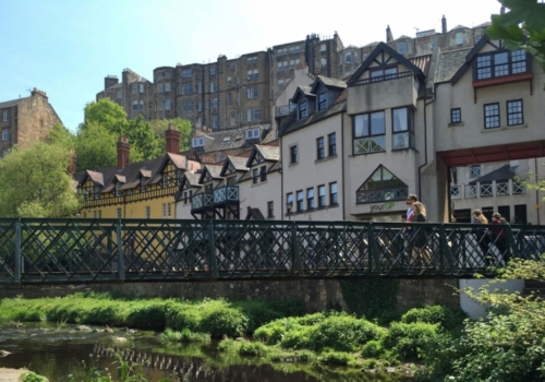 We really enjoyed a stroll along a section of the 'Water of Leith' Walkway 