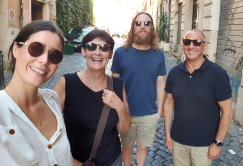 Time spent with family, before and after our wedding, prolonged the celebration for us