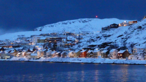 New Year in Hammerfest in Norway's far north was quite the celebration