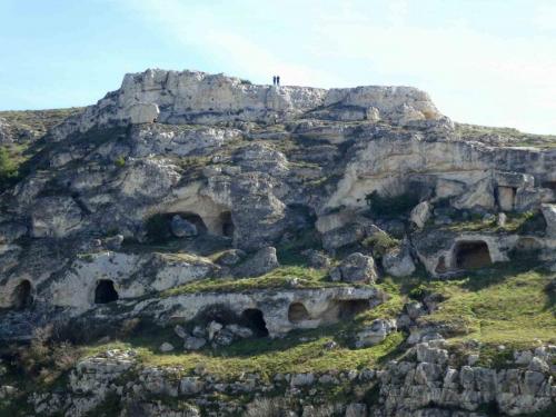 The caves around Matera were first occupied in the Stone Age; from about the 8th century the population began to concentrate in what became the sassi districts