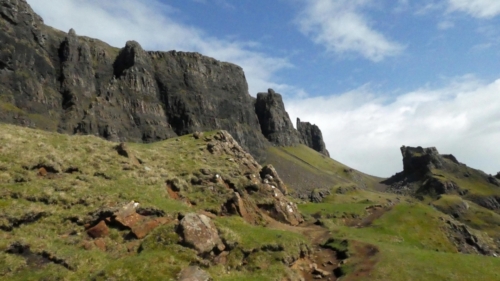 The goal here is the pass between the peaks