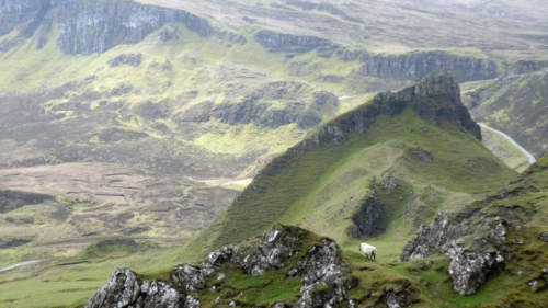 The Quiraing is one of Skye's best known walks; right from the start you know you're in for something special