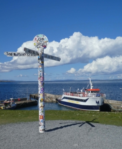 And then it was on to John O'Groats, famous as the journey's end (or beginning) for the longest direct-route trip you can make on the UK mainland - and not much else :)