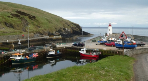 The harbour at the little village of Lybster