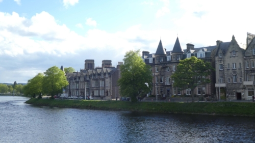 The lovely city of Inverness, 'capital' of the Scottish Highlands