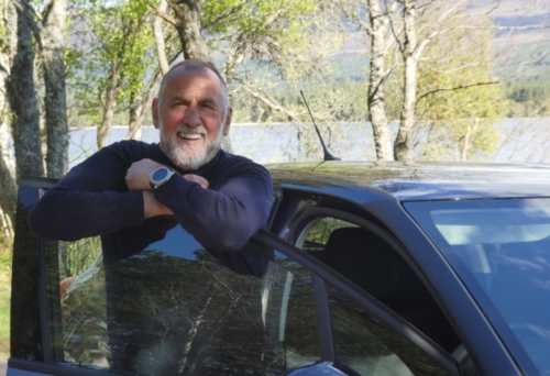How lucky was I to have Sean Connery driving me around Scotland? :)