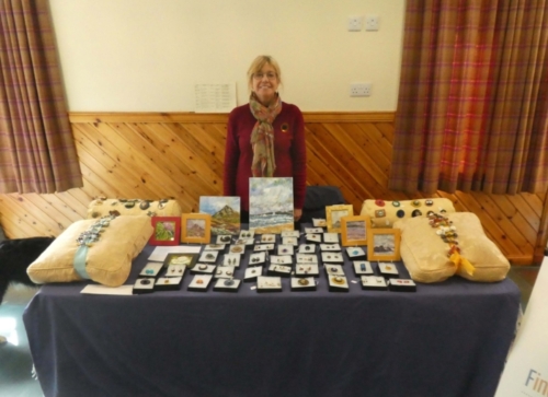 After lunch we visited a small local market and bought a brooch from this woman; Pam inherited her grandmother's button box and uses the buttons to make jewellery (in her day job Pam is a Professor of Classics)