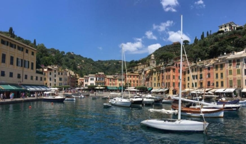 In days gone by Elizabeth Taylor and Richard Burton could be spotted in Portofino