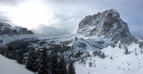 We loved the wild Dolomite Mountains - especially when they were covered in snow